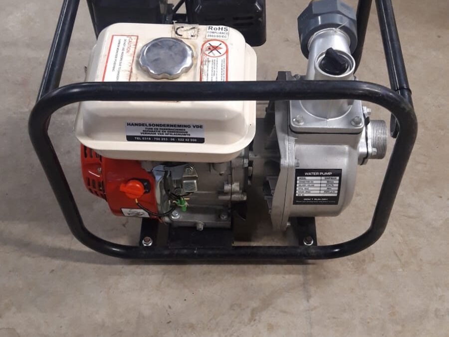 Waterpomp met 5.5 pk motor
